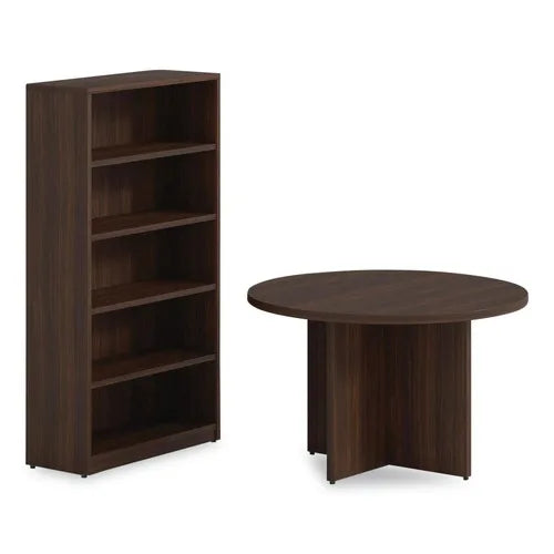 Alera AE5NNN-R48CR33 HRG 48 In. Diameter Seville Round Mahogany Conference Table
