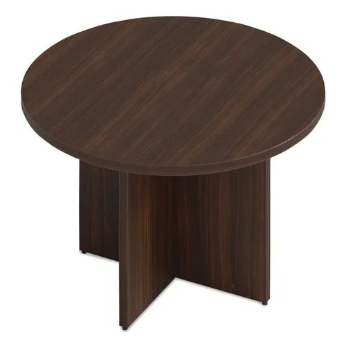 Alera AE5NNN-R48CR33 HRG 48 In. Diameter Seville Round Mahogany Conference Table