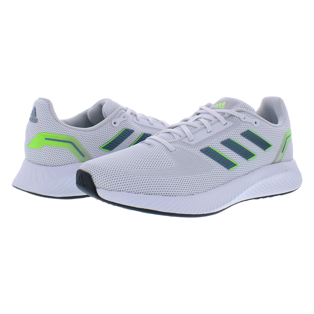 For Women's Runfalcon 2.0 Running Shoes White Vision Metallic/Signal Green Color Made in China | 100% Authentic