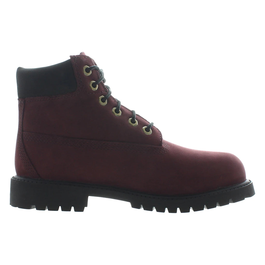 Timberland Premium PS Girls Shoes Color: Burgundy  100% Authentic