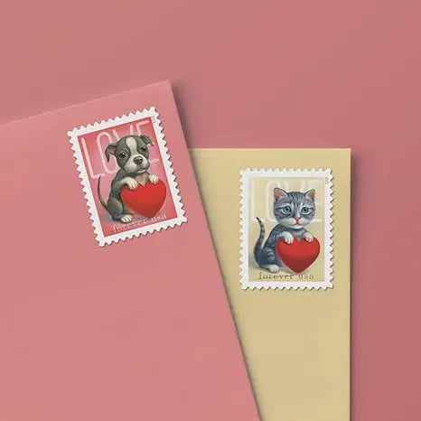 Usa Original Mail Stamps Sticker Us Forever Postal Booklet Kawaii Stamp Stickers Post Stamp Stickers for Postcard Decoration