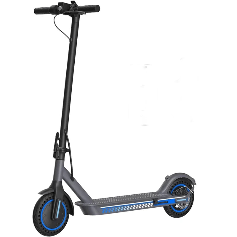 US Stock 350W Motor Aluminum Alloy Frame E Scooter Blue Mobility Moped 30kmh Electric Bike Foldable Scooter With Suspension