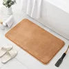 Factory Hot SellingCustomizable Size High Quality Absorbent Non-Slip Polyester Floor Door  Room Bath Mats
