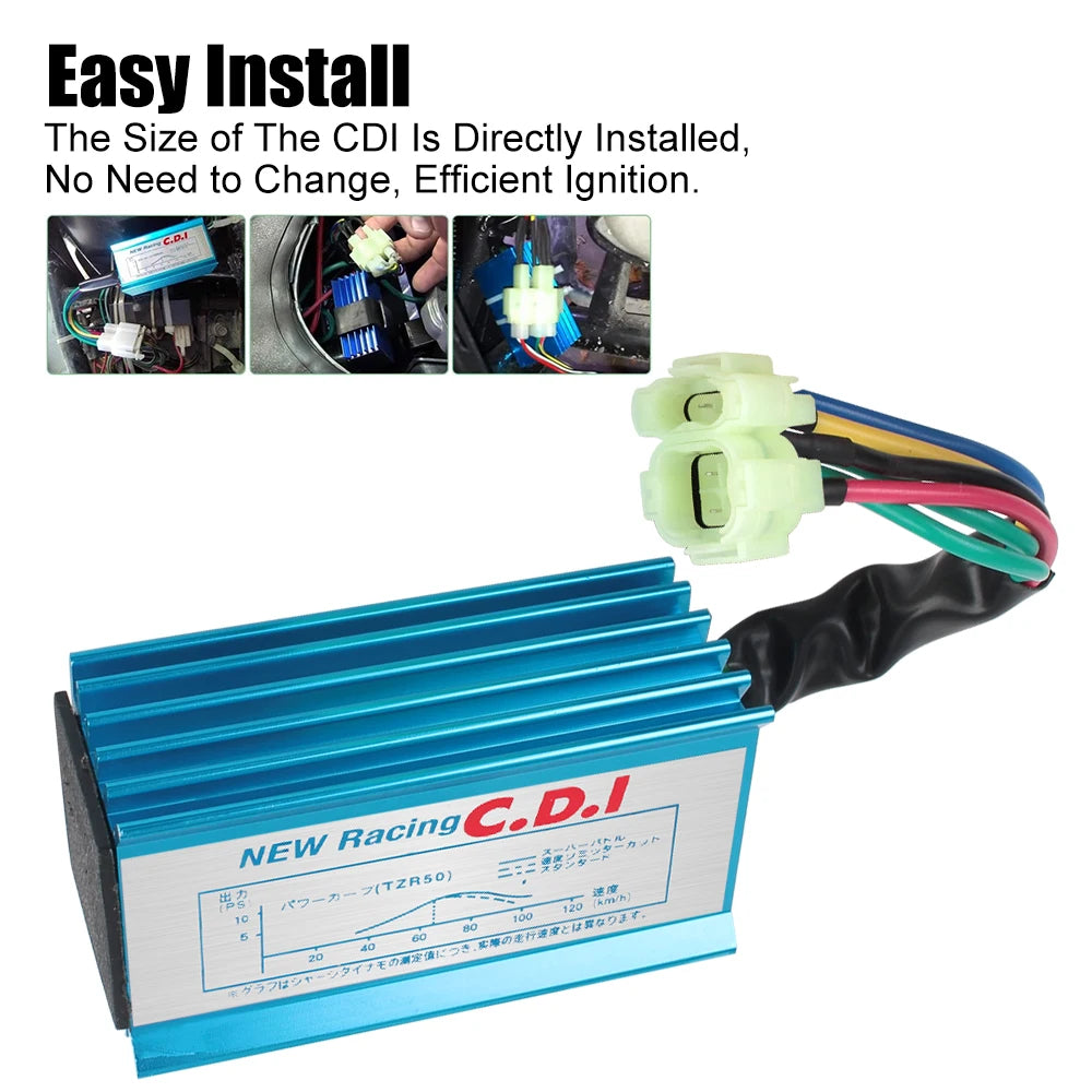 Motorcycle Ignition Coil CDI Electric Cable Wire Harness ATV Moped Parts for 50cc 70cc 90cc 110cc 125cc 150cc Honda XR50 CRF50