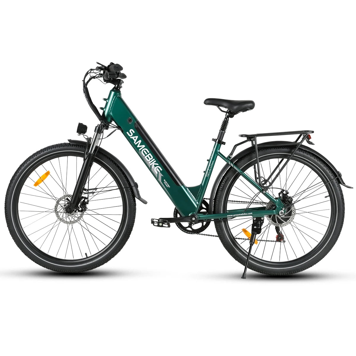 Overseas Warehouse 500W 36V 15Ah Integrated Lithium Battery Moped Style Spoke Rim Electric Hybrid City Bike