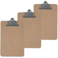 UNV40305VP Universal 1.25" Clip Capacity Hardboard Clipboard Brown Letter Size 8.5" X 14" 3/Pack by UNIVERSAL OFFICE PRODUCTS