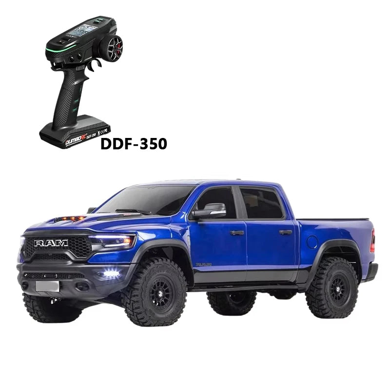 Traction Hobby KM 1/8 Scale Dodge RAM 1500 RC Rock Crawler RTR Pickup Truck 4WD Brushless Metal Expert Remote Car