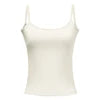 Women's Hot Summer Tank Top With Custom Logo 250GSM Camisole New Arrival Cotton Sleeve Shirts Spaghetti Strap Camis