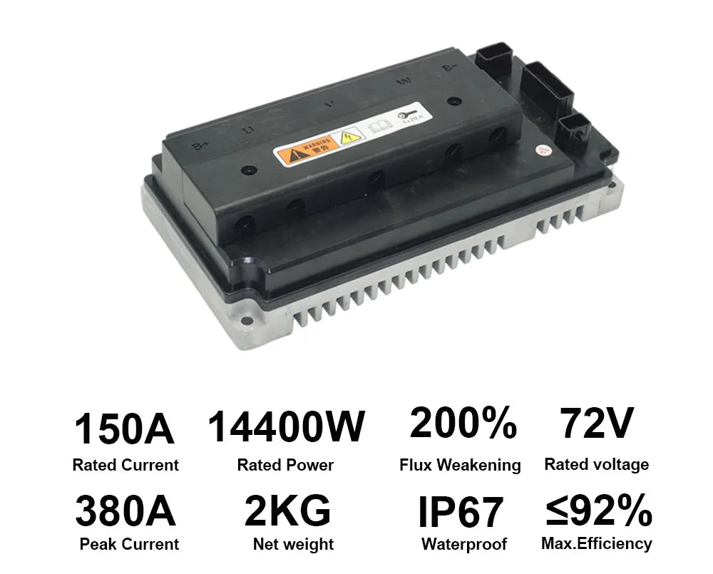 High Quality 1000W-3000W Electric Scooter Controller for Electric Motorcycle Tricycle Moped and Bike with 60V Voltage