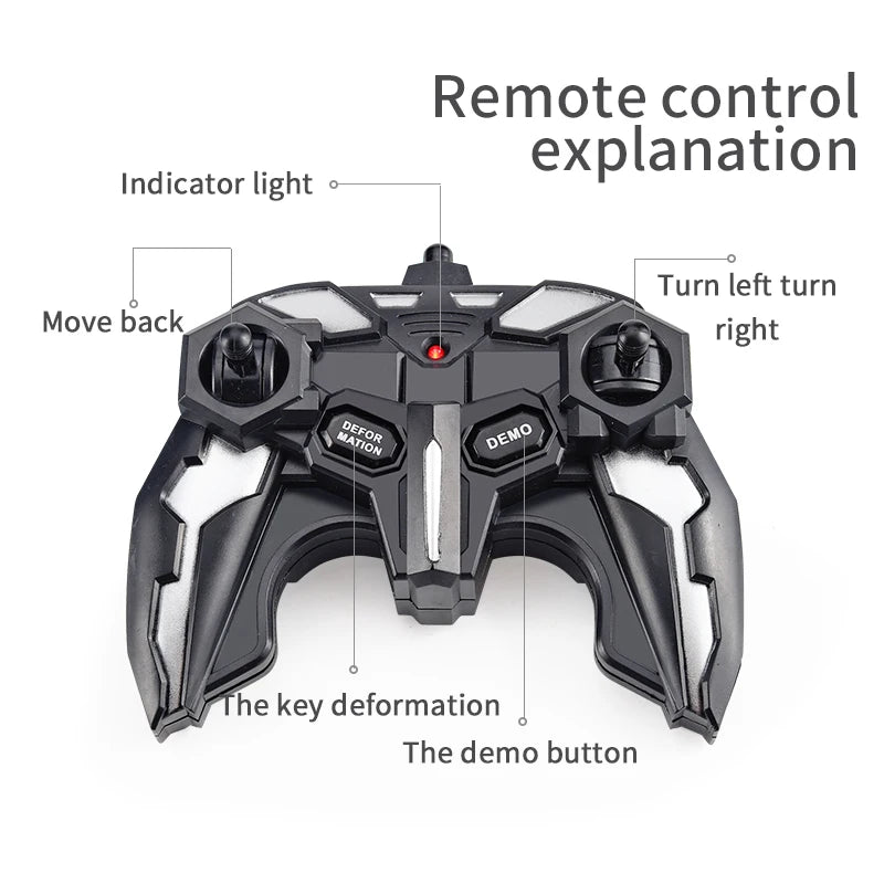 Remote Control Transformation Vehicle the Deformation Police Car Gesture Sensing 360 Degree Rotating Rc Car