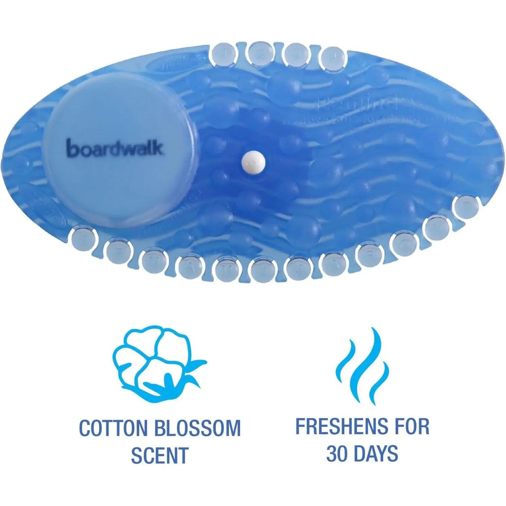 Boardwalk CURVP010I060M06AAS8100 Solid Curve Air Freshener Cotton Blossom Blue 10/Box