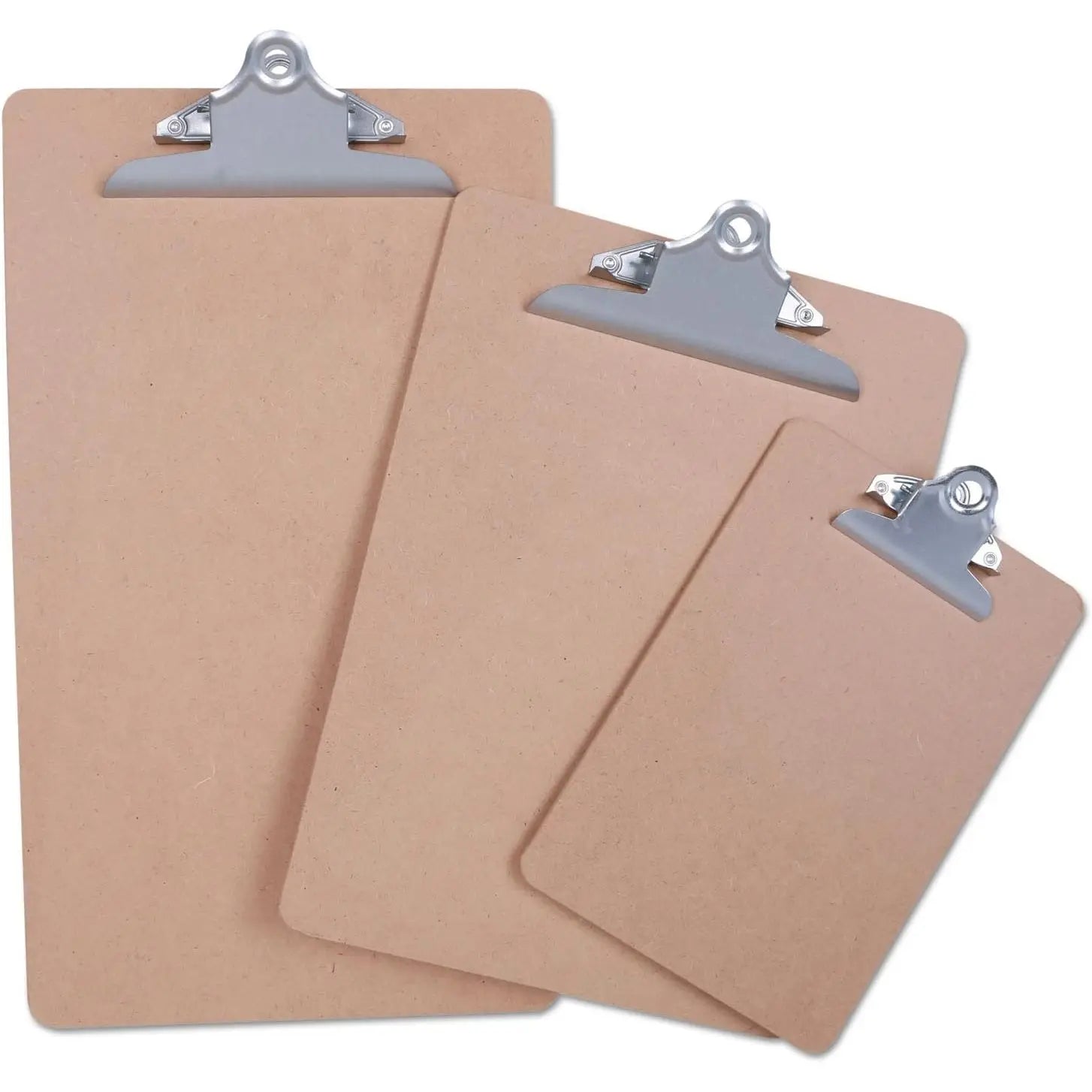 UNV40305VP Universal 1.25" Clip Capacity Hardboard Clipboard Brown Letter Size 8.5" X 14" 3/Pack by UNIVERSAL OFFICE PRODUCTS