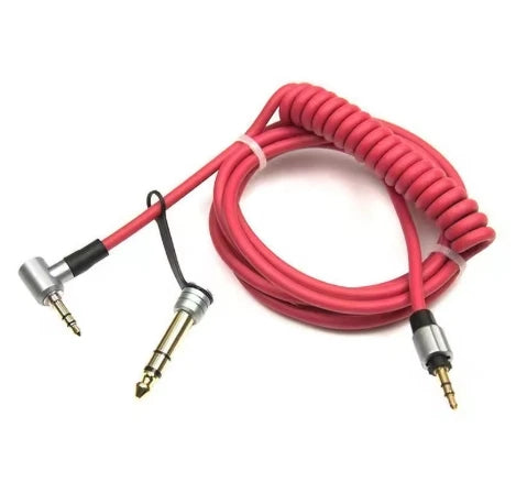Black Replacement Stereo Audio Cable Cord AUX for Dr Dre Solo/ Pro/ Mixr/ Headphones/ Studio for Beats Headsets Adapter
