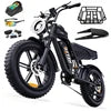 F6 DTTZH US Warehouse Fast Shipping Electric Bicycle Road Moped for Adults with NFC 48V15A With Rear Basket