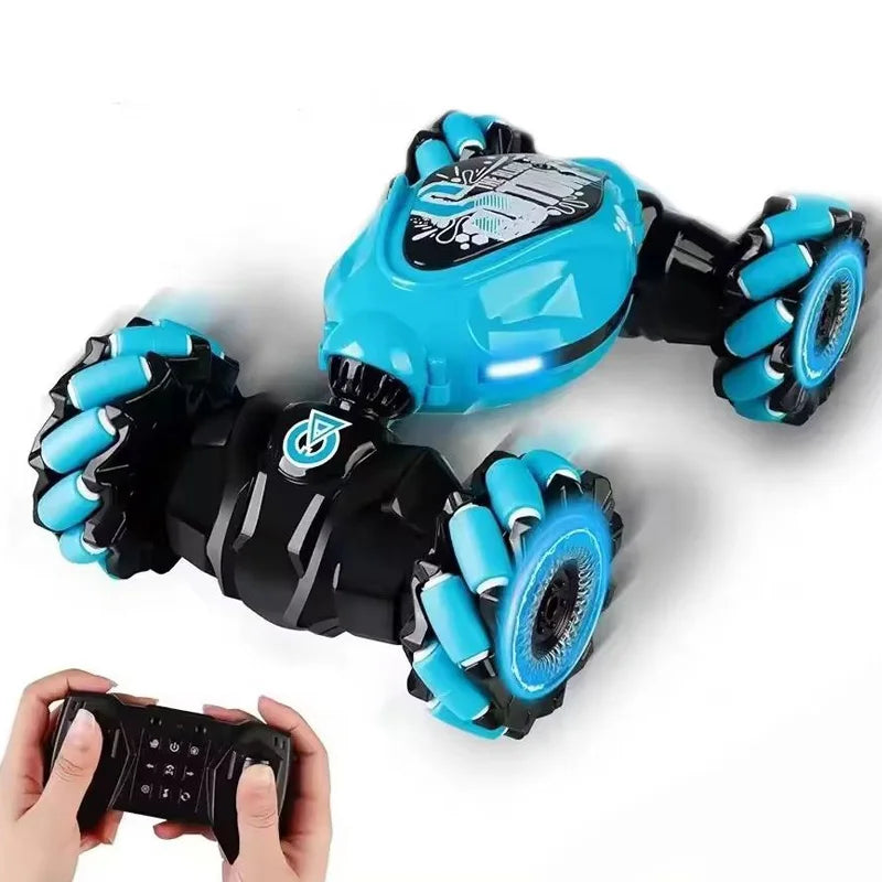 28CM Radio Control Stunt Car with Light and Music Hot Sale RC Drift Car Big RC Twist Car Toys