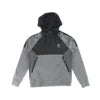 Gym King Focus 1/4 Zip Hood Mens Jackets Model MSS-TSTB242Z Color Black/Charcoal Made in China | 100% Authentic