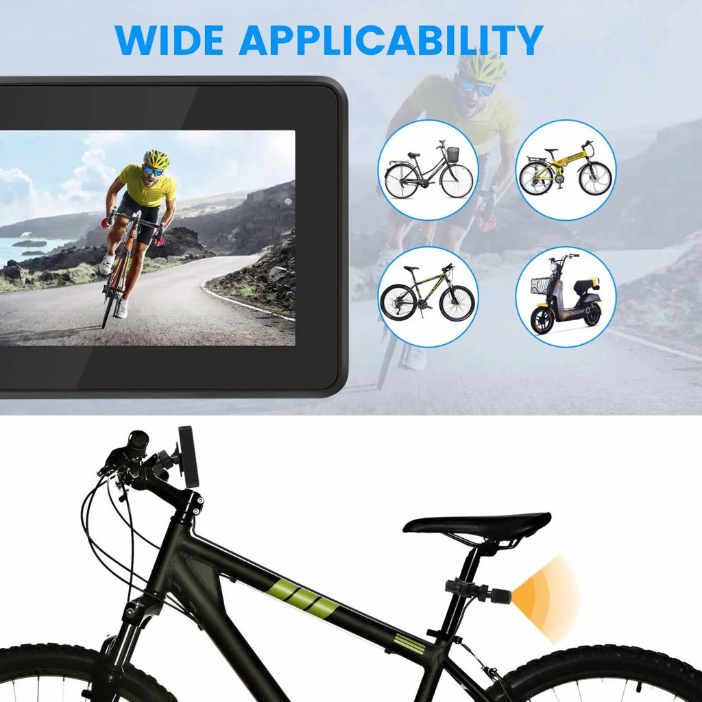 Bicycle Accessories Cycling Adjustable 180 Night Vision Minute Surface Mirror Electric Moto Moped Rearview Bike Mirror