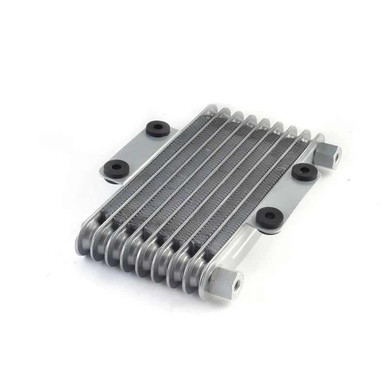 Motorcycle Oil Cooler Oil Engine Radiator for 125CC - 250CC Dirt Bike ATV Motorcycle Silver SO-10