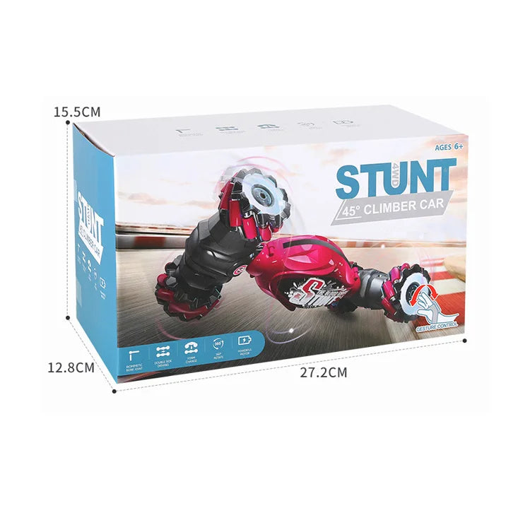 28CM Radio Control Stunt Car with Light and Music Hot Sale RC Drift Car Big RC Twist Car Toys