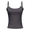 Women's Hot Summer Tank Top With Custom Logo 250GSM Camisole New Arrival Cotton Sleeve Shirts Spaghetti Strap Camis