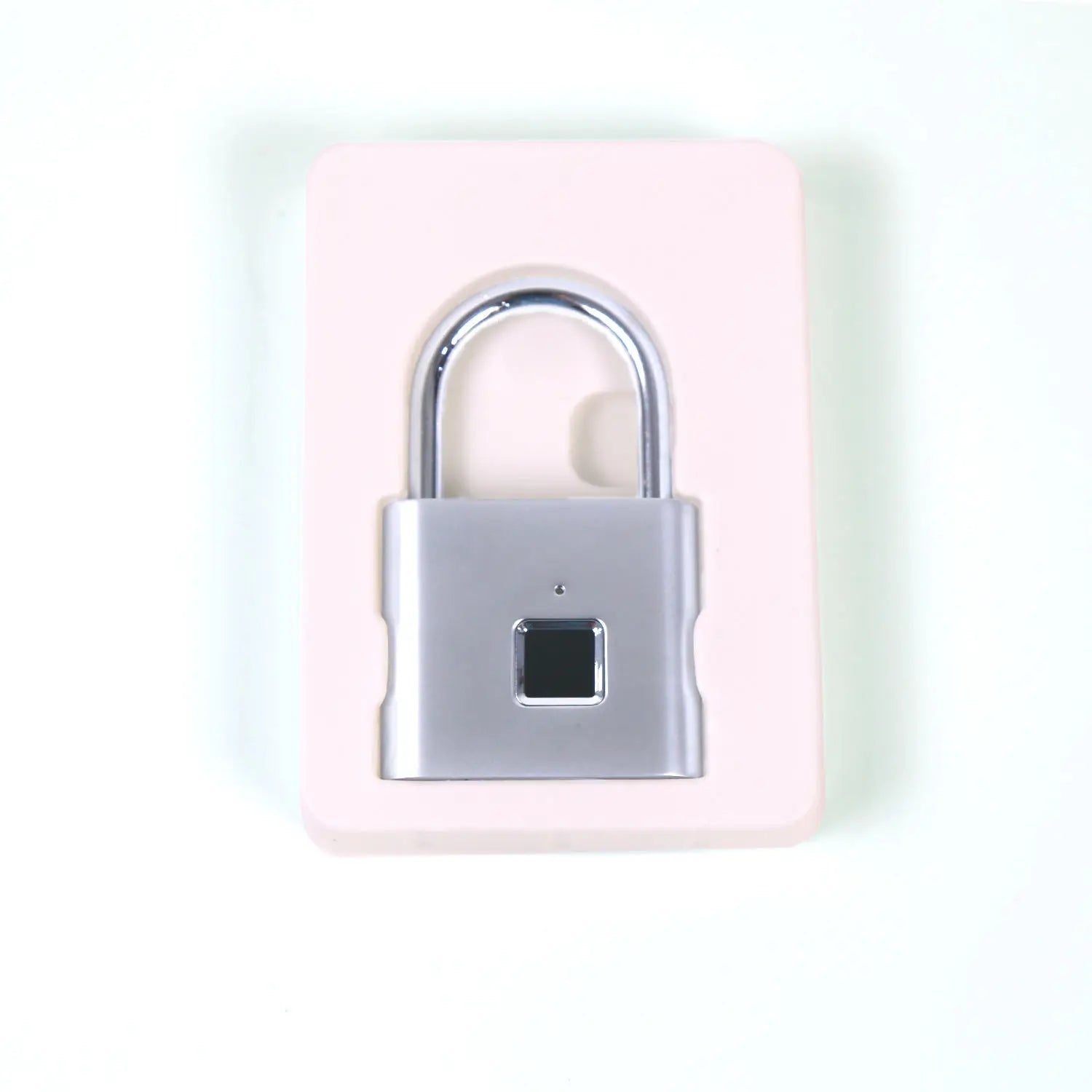 New Products 2025 Keyless Waterproof Metal Fingerprint Smart Padlock with USB Charging - Portable Mini Bike & Door Security Lock