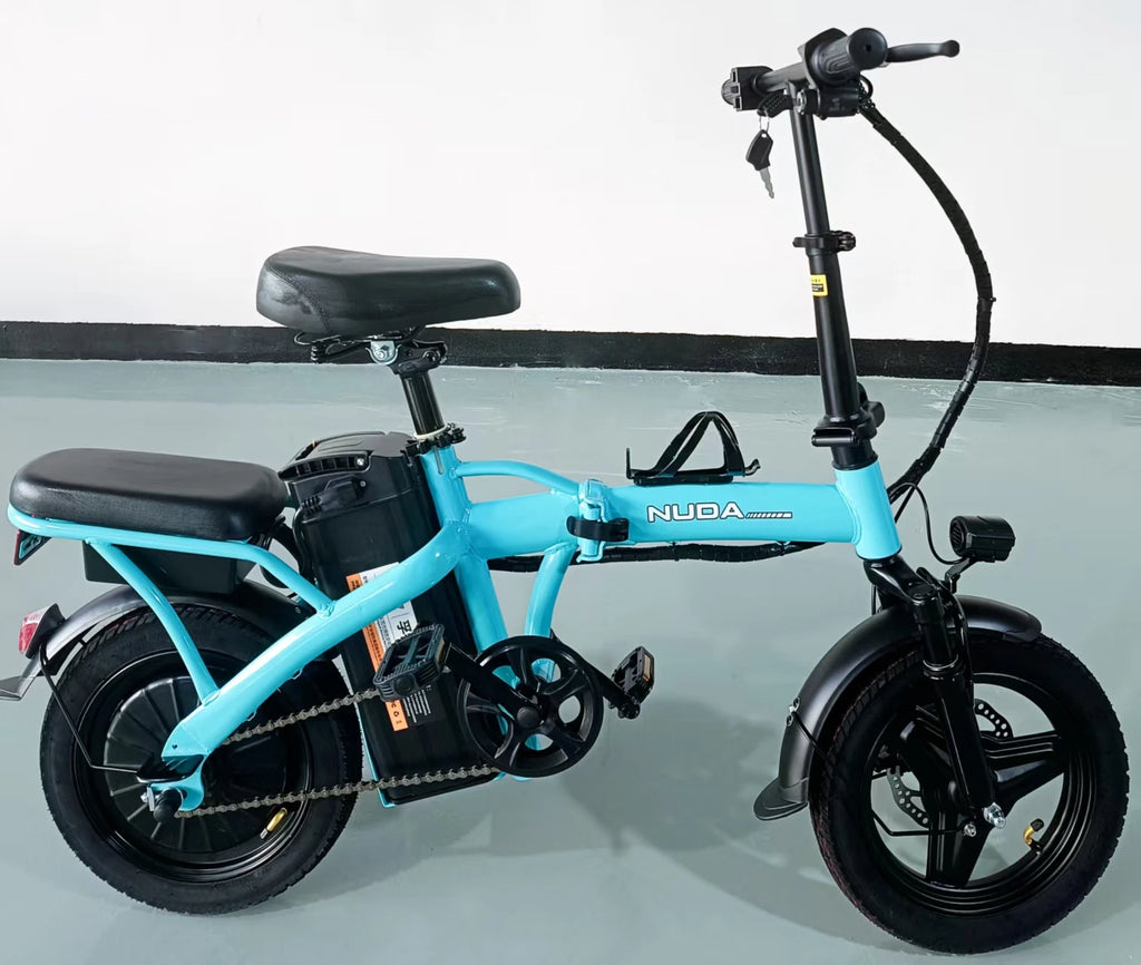 New Style Lower Price 14 Inch Electric Bicycle Smart 10-20ah 30ah 120km Range Folding Moped E-bike Retro Adult City Bike Bicycle