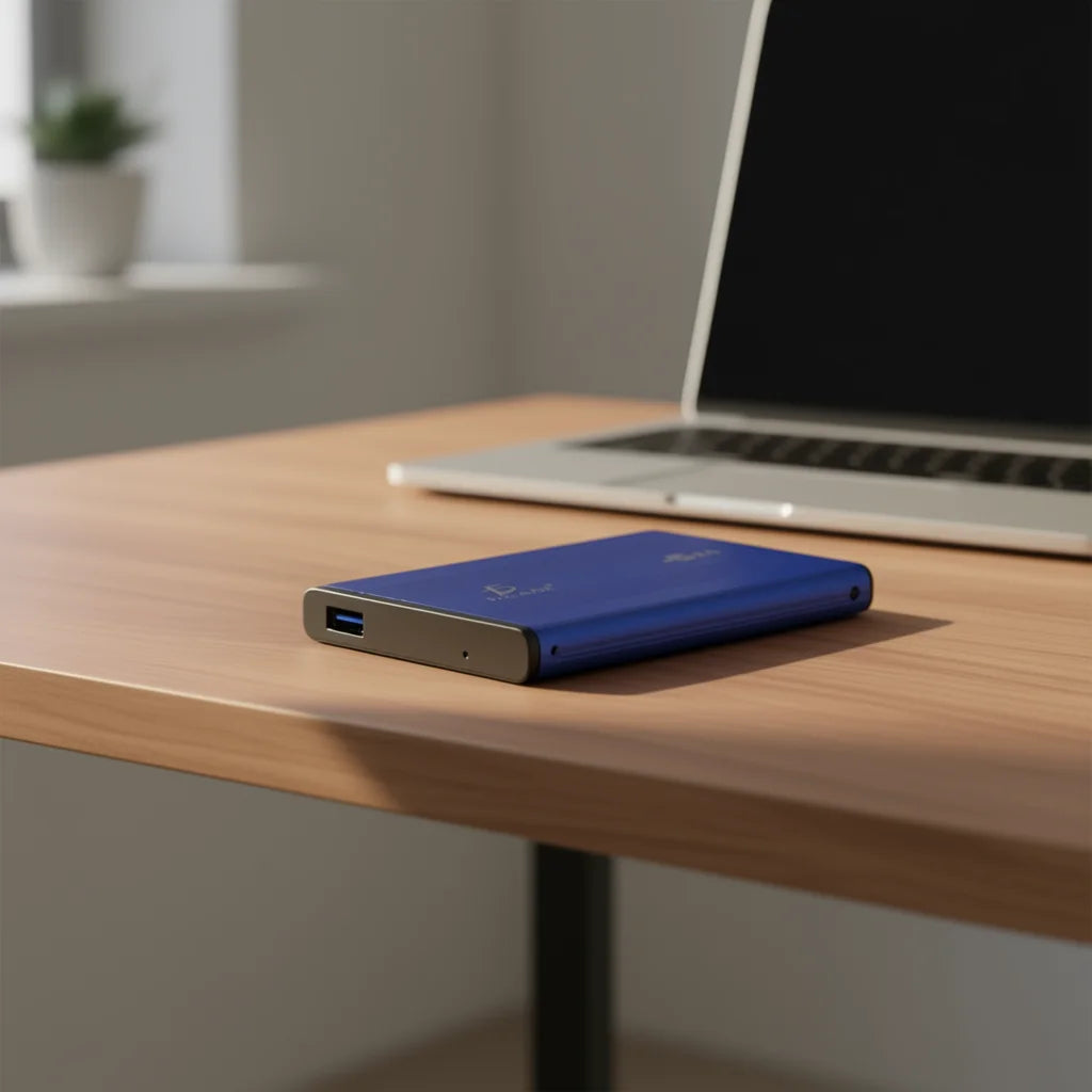Elegate External Hard Drive Case 2.5 Inch Sata 3.0 Metal Enclosure For Hdd Storage