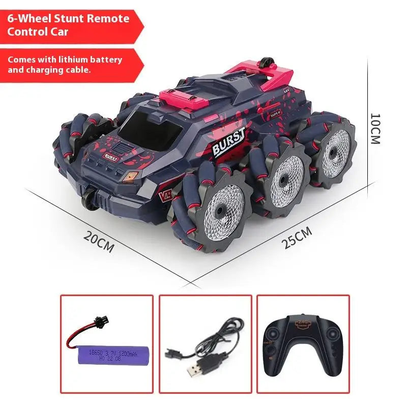 New Sing Arm 4-Channel RC Spray Climbing Buggy Gesture Control Stunt Car with Charger and USB Cable Indoor-Outdoor Ready-to-Go