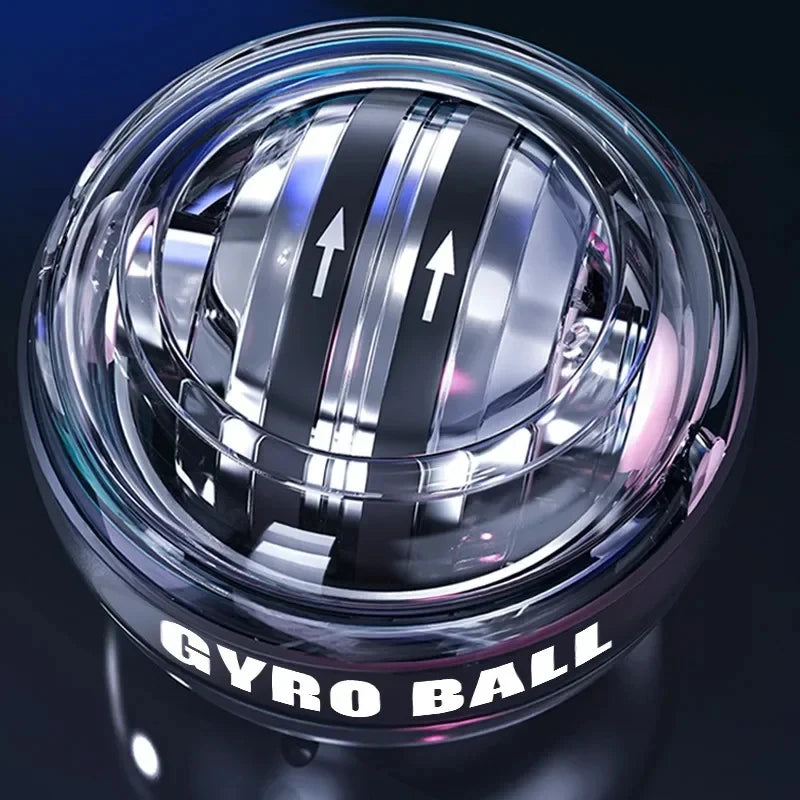 Auto-Start 410g Full Metal Gyro Ball Trainer Weighted Wrist Exercise Ball for Arm & Wrist Strength Training