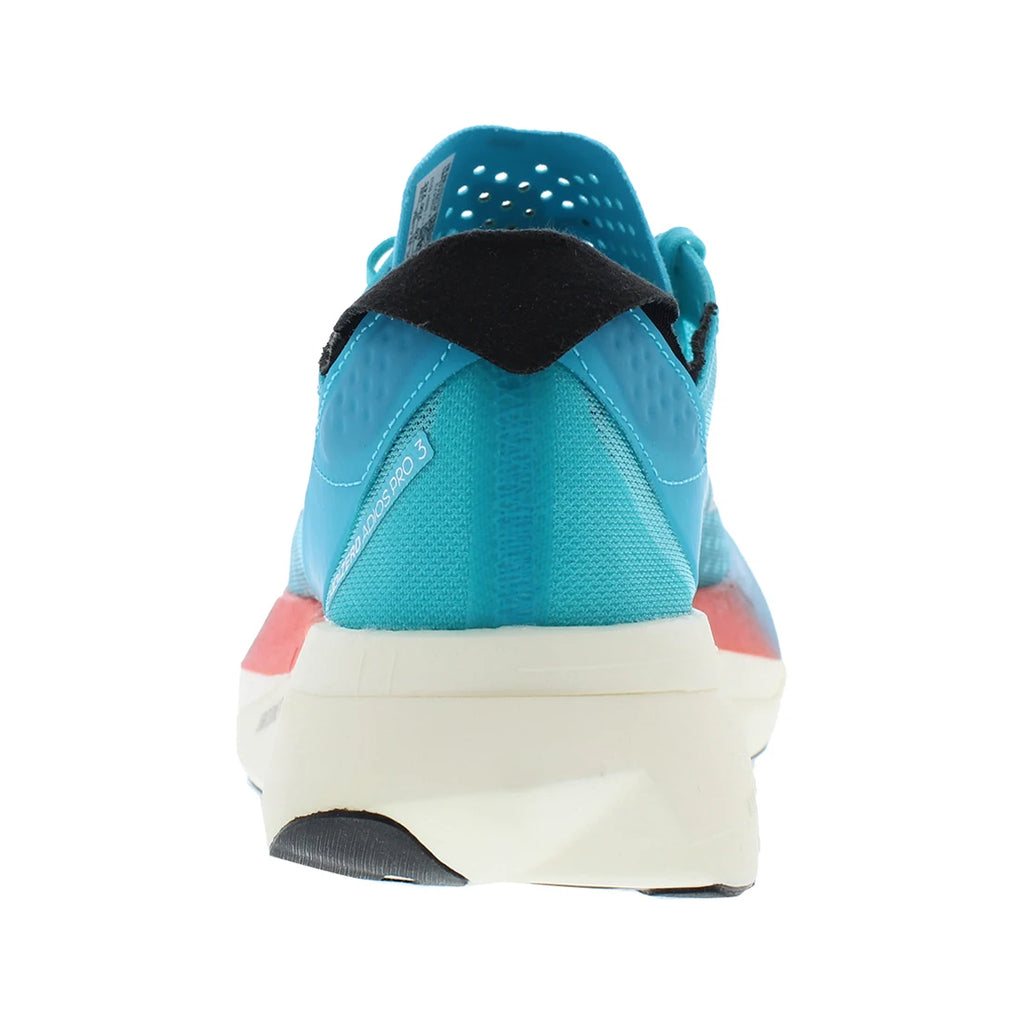 For for Adios Pro 3 Womens Walking Shoes Size 7 Lucid Cyan/Cloud White/Bright Red Spring & Summer Season Made in Vietnam