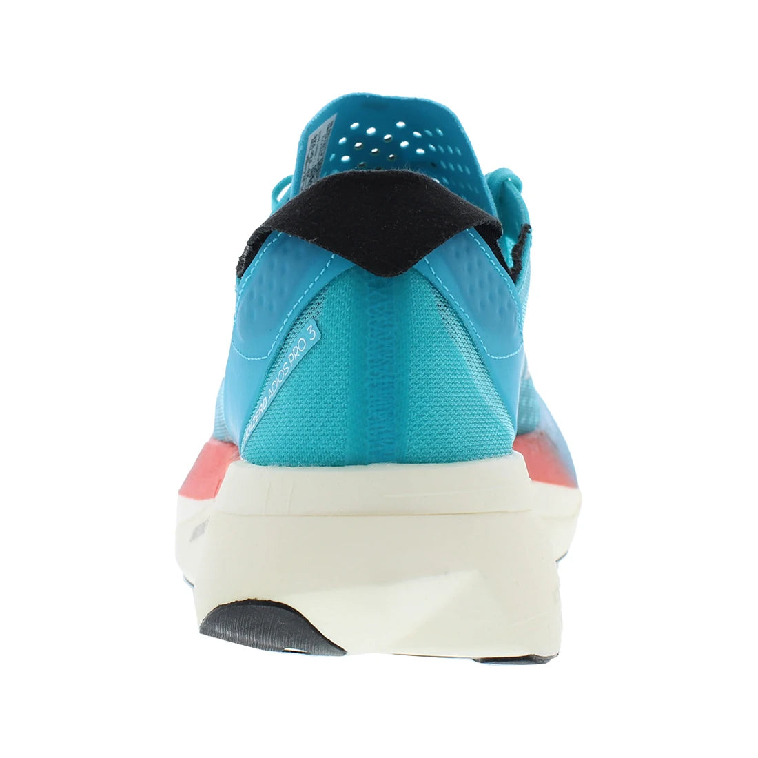 For for Adios Pro 3 Womens Walking Shoes Size 7 Lucid Cyan/Cloud White/Bright Red Spring & Summer Season Made in Vietnam