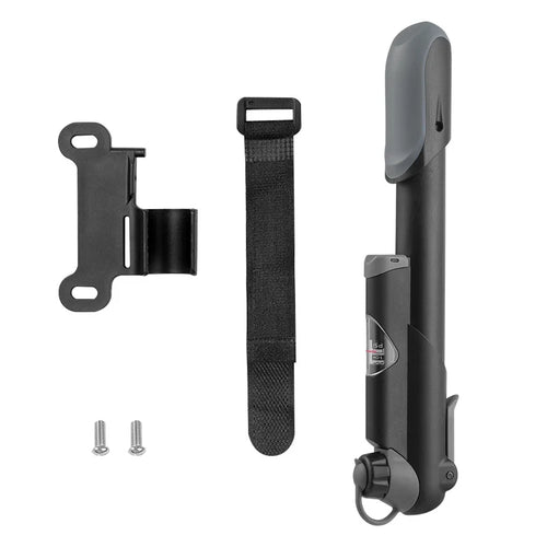 120 PSI Mini Bike Pump Mouth Conversion Mountain Bicycle Pump with Pressure Gauge