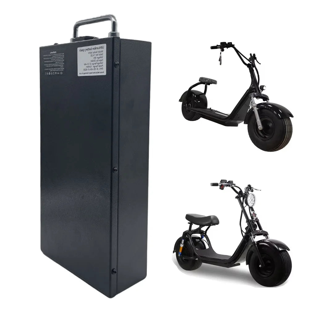 [US Stock & Free Shipping] 60V 20Ah Lithium Ion Battery Pack for Citycoco CP3 Electric Moped,E-Scooter/Fat Tire Scooter Battery