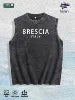 Brescia Italy Graphic Washed Vest US Warehouse 3 Colors Cotton Tank
