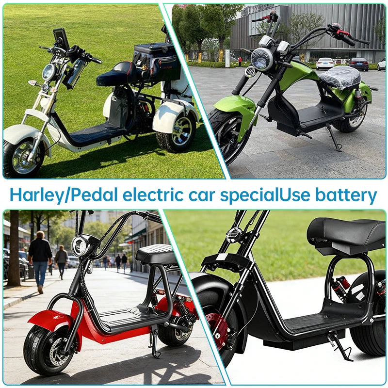 [US Stock & Free Shipping] 60V 20Ah Lithium Ion Battery Pack for Citycoco CP3 Electric Moped,E-Scooter/Fat Tire Scooter Battery
