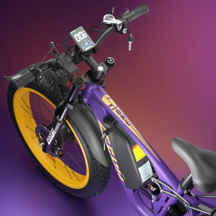 CA Warehouse 2000W Powerful Motor 26 Inch Fat Tire Electric Dirt Bike Electric Mountain Bike Fat Tire Electric Bike