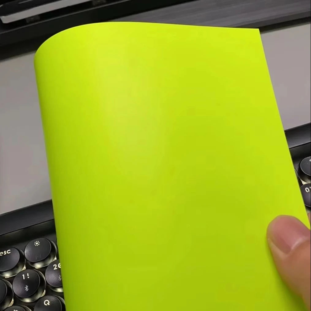 Matte Fluorescent Green Luxury 7.5mil Color Changing Vinyl Film Automotive Body Coverage-Full Vehicle Customization Wrap 90%