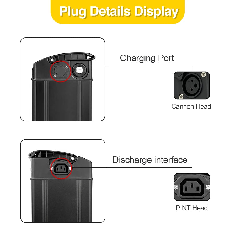 E-Bike Battery 48V 15Ah Lithium Battery