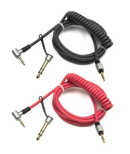 Black Replacement Stereo Audio Cable Cord AUX for Dr Dre Solo/ Pro/ Mixr/ Headphones/ Studio for Beats Headsets Adapter