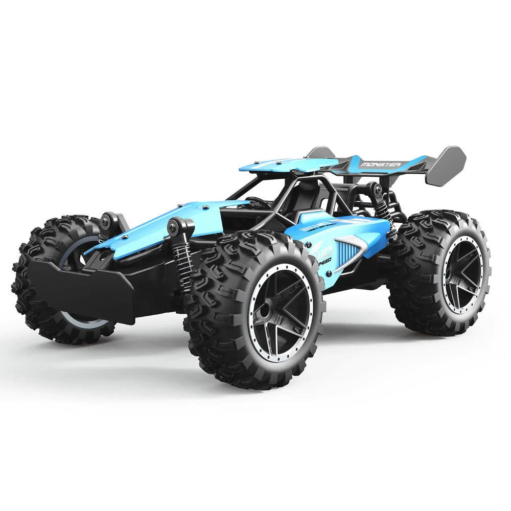 1: 18 Remote Control High-speed Four-wheel Drive Off-road Vehicle 2.4G High-speed Drop Resistant Remote Control Toy Car