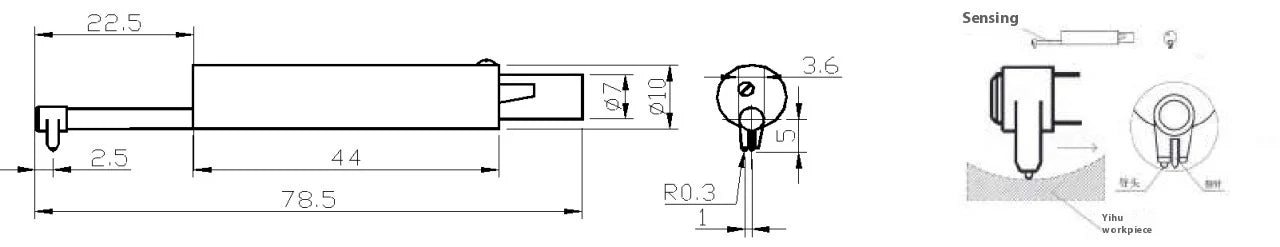 Portable Digital  Surface Roughness Meter 1-Year for Measuring Flat Concave Curved Surface Groove Small Holes Equipment