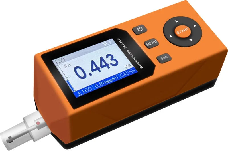 Portable Digital  Surface Roughness Meter 1-Year for Measuring Flat Concave Curved Surface Groove Small Holes Equipment