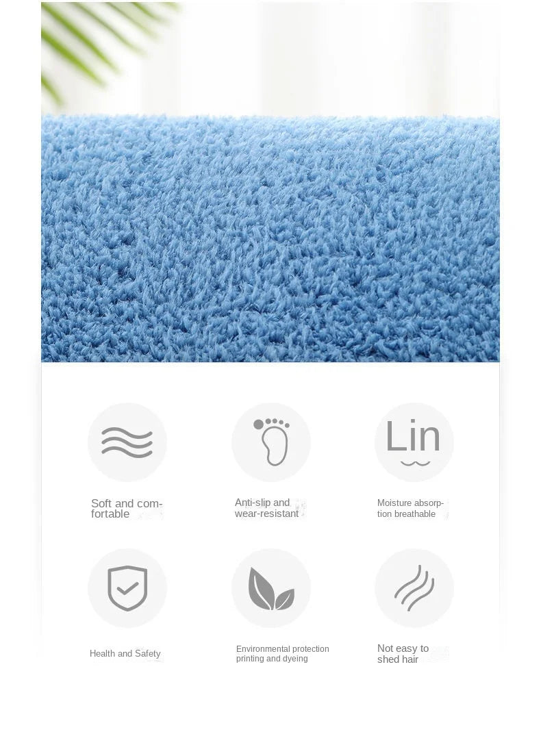 Factory Hot SellingCustomizable Size High Quality Absorbent Non-Slip Polyester Floor Door  Room Bath Mats