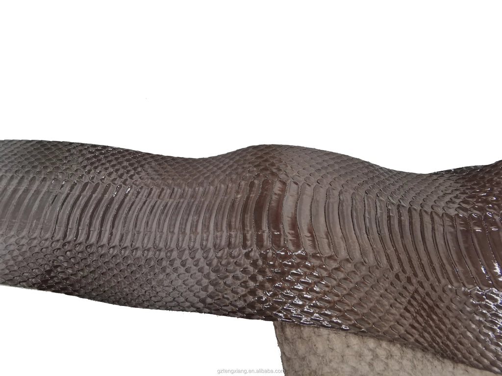 Anacondas Skin Eco-Friendly Finished Genuine Leather Grain for Clothing Materials Home Decor Craft Costumes Accessories