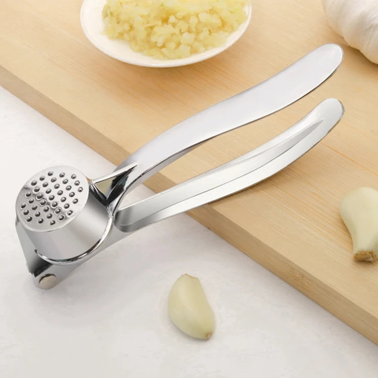 JW-228J Camping Portable Garlic Press Heavy Duty Metal Garlic Crusher Ergonomic Kitchen Gadget Tools