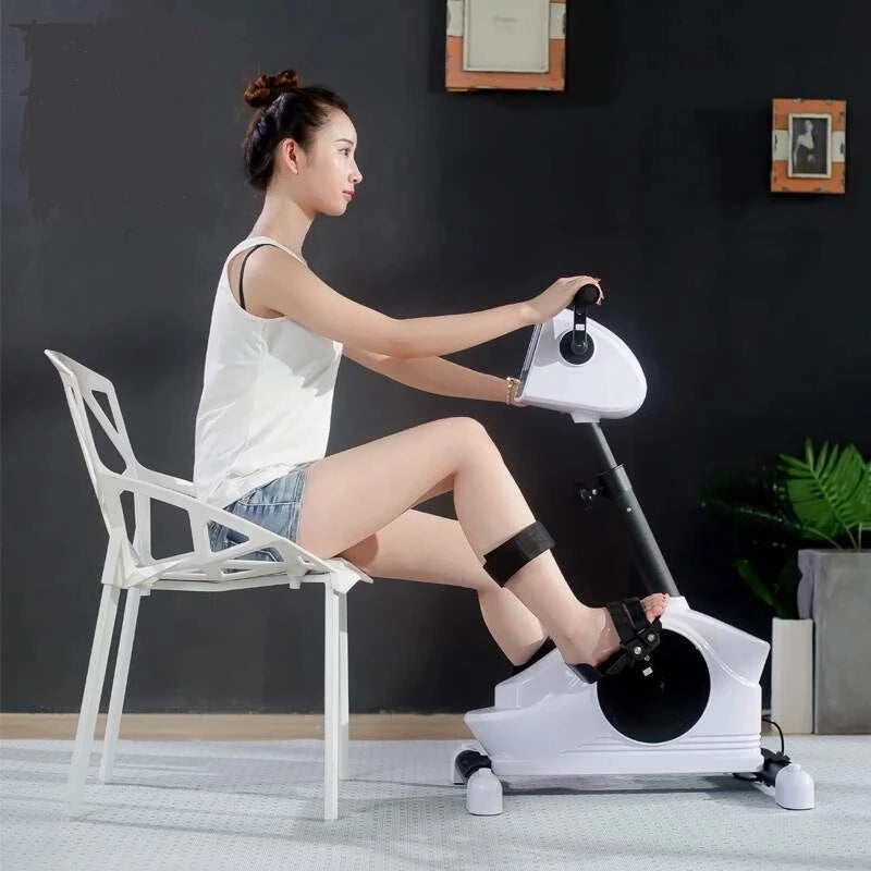 Electronic Portable Mini Bike Pedal Exercise Machine LCD Display Mini Cardio Exercise Bike Pedal for Arm/leg for Elderly