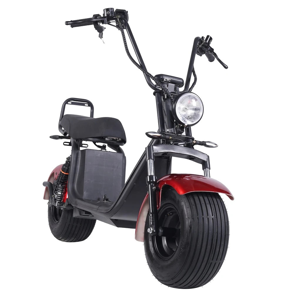 [EU Stock]eHoodax 2020 Citycoco Quick Wheel Motores Electric Mini Bike Hover Scooter with Seat Moped Adult 2 Wheels