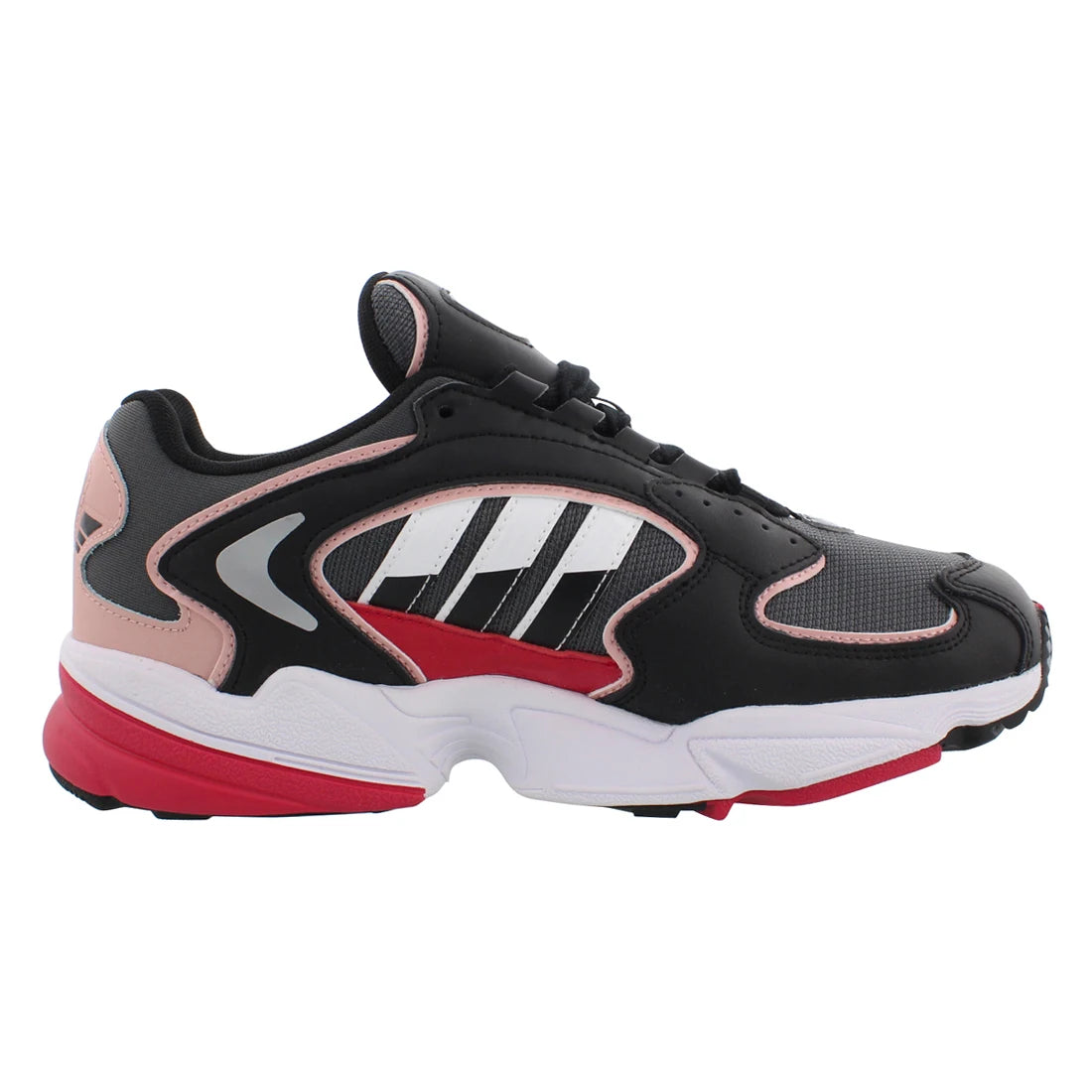 For Women's Falcon 2000 Fitness & Cross-Training Shoes Grey Two/Core Black/Pink Spirit Color | 100% Authentic Made in Vietnam