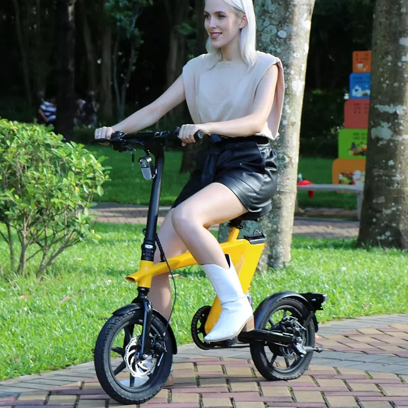 2026 HX H1 36v 250w MOTOR Electric Bike 10AH Battery Range 55KM Foldable  E-bike Electric Bicycle with Removable Lithium Battery