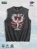 Spirit Winged Graphic Washed Vest US Warehouse 3 Colors Cotton Tank